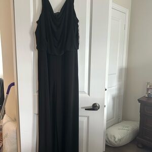 Dressbarn Black Sleeveless Jumpsuit